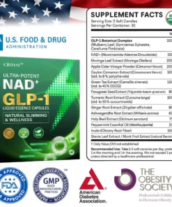 𝑪𝒓𝐨𝒂𝗶𝗲® 𝐆 𝐋 𝐏-𝟏 𝗠𝗲𝘁𝗮𝗯𝗼𝗹𝗶𝗰 Support – 𝗨𝗹𝘁𝗿𝗮 𝗖𝗼𝗻𝗰𝗲𝗻𝘁𝗿𝗮𝘁𝗲𝗱 𝗟𝗶𝗾𝘂𝗶𝗱 𝗣𝗲𝗮𝗿𝗹𝘀 𝘄𝗶𝘁𝗵 𝗡𝗔𝗗+, 𝗠𝗼𝗿𝗶𝗻𝗴𝗮 & 𝗔𝗖𝗩 – 𝗔𝗽𝗽𝗲𝘁𝗶𝘁𝗲 𝗖𝗼𝗻𝘁𝗿𝗼𝗹, 𝗪𝗲𝗶𝗴𝗵𝘁 𝗠𝗮𝗻𝗮𝗴𝗲𝗺𝗲𝗻𝘁 & 𝗖𝗮𝗿𝗱𝗶𝗼𝘃𝗮𝘀𝗰𝘂𝗹𝗮𝗿 𝗦𝘂𝗽𝗽𝗼𝗿𝘁