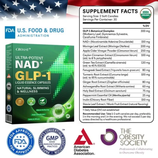 𝑪𝒓𝐨𝒂𝗶𝗲® 𝐆 𝐋 𝐏-𝟏 𝗠𝗲𝘁𝗮𝗯𝗼𝗹𝗶𝗰 Support – 𝗨𝗹𝘁𝗿𝗮 𝗖𝗼𝗻𝗰𝗲𝗻𝘁𝗿𝗮𝘁𝗲𝗱 𝗟𝗶𝗾𝘂𝗶𝗱 𝗣𝗲𝗮𝗿𝗹𝘀 𝘄𝗶𝘁𝗵 𝗡𝗔𝗗+, 𝗠𝗼𝗿𝗶𝗻𝗴𝗮 & 𝗔𝗖𝗩 – 𝗔𝗽𝗽𝗲𝘁𝗶𝘁𝗲 𝗖𝗼𝗻𝘁𝗿𝗼𝗹, 𝗪𝗲𝗶𝗴𝗵𝘁 𝗠𝗮𝗻𝗮𝗴𝗲𝗺𝗲𝗻𝘁 & 𝗖𝗮𝗿𝗱𝗶𝗼𝘃𝗮𝘀𝗰𝘂𝗹𝗮𝗿 𝗦𝘂𝗽𝗽𝗼𝗿𝘁