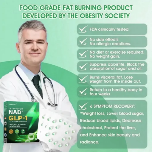 𝑪𝒓𝐨𝒂𝗶𝗲® 𝐆 𝐋 𝐏-𝟏 𝗠𝗲𝘁𝗮𝗯𝗼𝗹𝗶𝗰 Support – 𝗨𝗹𝘁𝗿𝗮 𝗖𝗼𝗻𝗰𝗲𝗻𝘁𝗿𝗮𝘁𝗲𝗱 𝗟𝗶𝗾𝘂𝗶𝗱 𝗣𝗲𝗮𝗿𝗹𝘀 𝘄𝗶𝘁𝗵 𝗡𝗔𝗗+, 𝗠𝗼𝗿𝗶𝗻𝗴𝗮 & 𝗔𝗖𝗩 – 𝗔𝗽𝗽𝗲𝘁𝗶𝘁𝗲 𝗖𝗼𝗻𝘁𝗿𝗼𝗹, 𝗪𝗲𝗶𝗴𝗵𝘁 𝗠𝗮𝗻𝗮𝗴𝗲𝗺𝗲𝗻𝘁 & 𝗖𝗮𝗿𝗱𝗶𝗼𝘃𝗮𝘀𝗰𝘂𝗹𝗮𝗿 𝗦𝘂𝗽𝗽𝗼𝗿𝘁