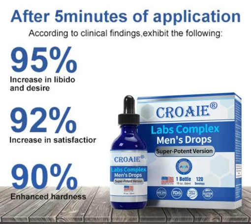 CROAIE® Labs Complex Men's Drops
