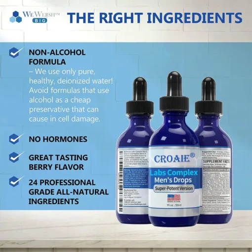 CROAIE® Labs Complex Men's Drops