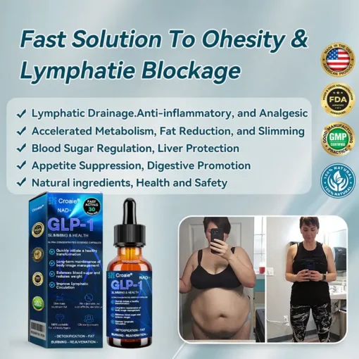 Croaie® GLP-1 Slimming & Health Ultra Concentrated Essence Liquid drops