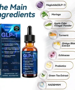 Croaie® GLP-1 Slimming & Health Ultra Concentrated Essence Liquid drops