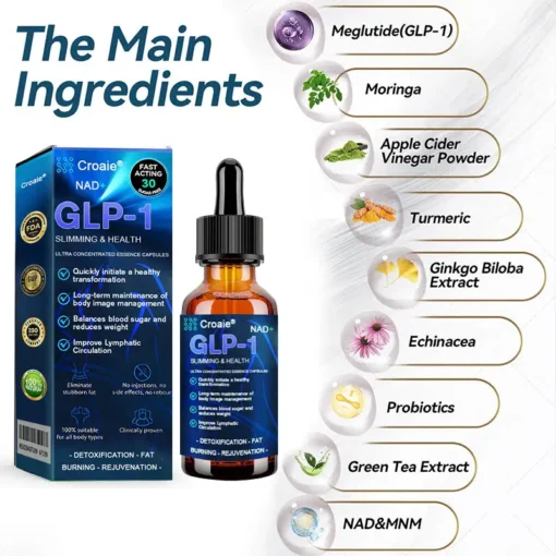 Croaie® GLP-1 Slimming & Health Ultra Concentrated Essence Liquid drops