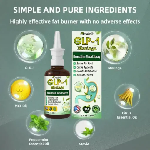 Croaie® Moringa GLP-1 NeuroSlim Nasal Spray