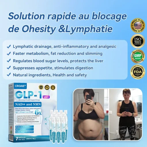 Croaie® GLP-1 & NAD+ Slimming Support Drops