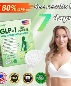 𝗖𝗿𝗼𝗮𝗶𝗲® 𝗦𝗜𝗫 𝗜𝗡-𝗢𝗡𝗘 𝗡𝗜𝗗𝗗𝗞-𝗧𝗶𝗿𝘇𝗲𝗽𝗮𝘁𝗶𝗱𝗲 𝗛𝗲𝗮𝗹𝘁𝗵 𝗡𝗔𝗡𝗢 𝗠𝗜𝗖𝗥𝗢𝗡𝗘𝗘𝗗𝗟𝗘 𝗣𝗔𝗧𝗖𝗛