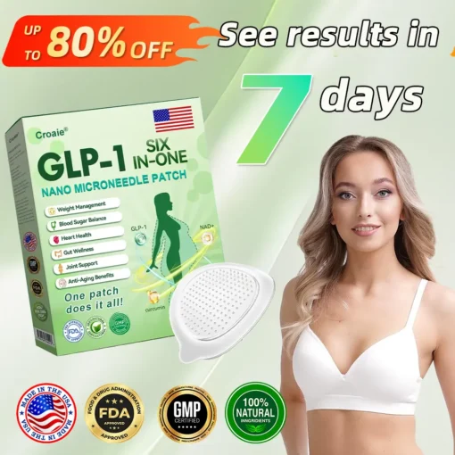𝗖𝗿𝗼𝗮𝗶𝗲® 𝗦𝗜𝗫 𝗜𝗡-𝗢𝗡𝗘 𝗡𝗜𝗗𝗗𝗞-𝗧𝗶𝗿𝘇𝗲𝗽𝗮𝘁𝗶𝗱𝗲 𝗛𝗲𝗮𝗹𝘁𝗵 𝗡𝗔𝗡𝗢 𝗠𝗜𝗖𝗥𝗢𝗡𝗘𝗘𝗗𝗟𝗘 𝗣𝗔𝗧𝗖𝗛
