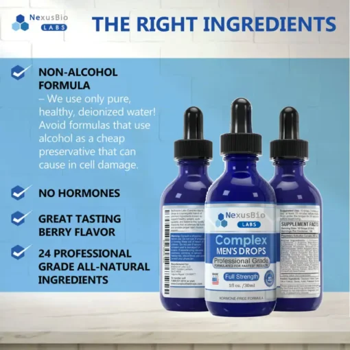 CROAIE® NexusBio Labs Complex Men's Drops