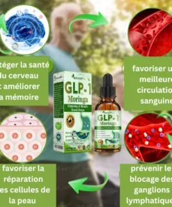 CROAIE® GLP-1 Gouttes Minceur à la Moringa