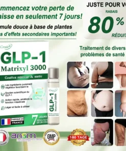CROAIE® Gouttes Minceur & Santé GLP-1 & Matrixyl 3000