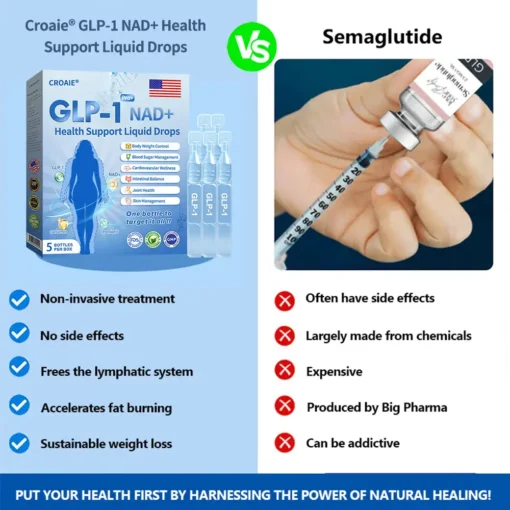 Croaie® 𝐆𝐋𝐏-𝟏 𝐏𝐑𝐎+ 𝟔-𝐢𝐧-𝟏 𝐇𝐞𝐚𝐥𝐭𝐡 𝐒𝐮𝐩𝐩𝐨𝐫𝐭 𝐋𝐢𝐪𝐮𝐢𝐝 𝐃𝐫𝐨𝐩𝐬