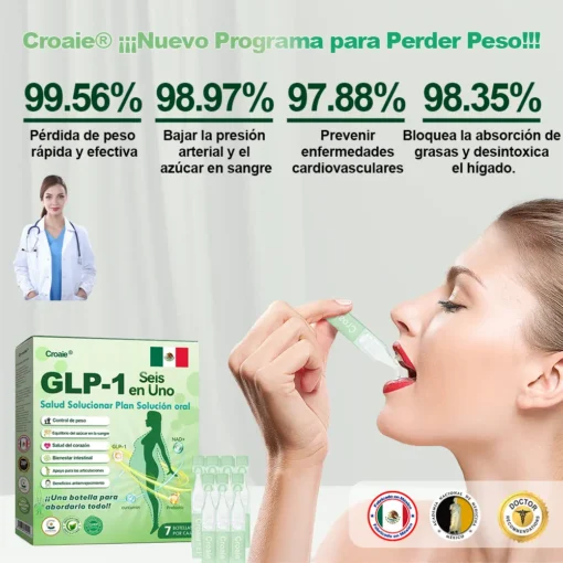 Croaie® 𝐆𝐋𝐏-𝟏 𝑺𝑰𝑿-𝑰𝑵-𝑶𝑵𝑬 𝑯𝒆𝒂𝒍𝒕𝒉 𝑺𝒐𝒍𝒖𝒕𝒊𝒐𝒏 𝑶𝒓𝒂𝒍 𝑳𝒊𝒒𝒖𝒊𝒅