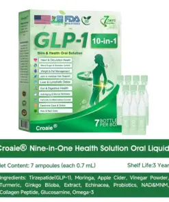 CROAIE® 𝐆𝐋𝐏-𝟏 10-𝐈𝐍-1 𝐇𝐞𝐚𝐥𝐭𝐡 𝐒𝐨𝐥𝐮𝐭𝐢𝐨𝐧 𝐎𝐫𝐚𝐥 𝐋𝐢𝐪𝐮𝐢𝐝