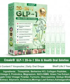 Croaie® 𝗚𝗟𝗣-𝟭 𝟐𝟎-𝐢𝐧-𝟏 𝐒𝐥𝐢𝐦 & 𝐇𝐞𝐚𝐥𝐭𝐡 𝐎𝐫𝐚𝐥 𝐒𝐨𝐥𝐮𝐭𝐢𝐨𝐧