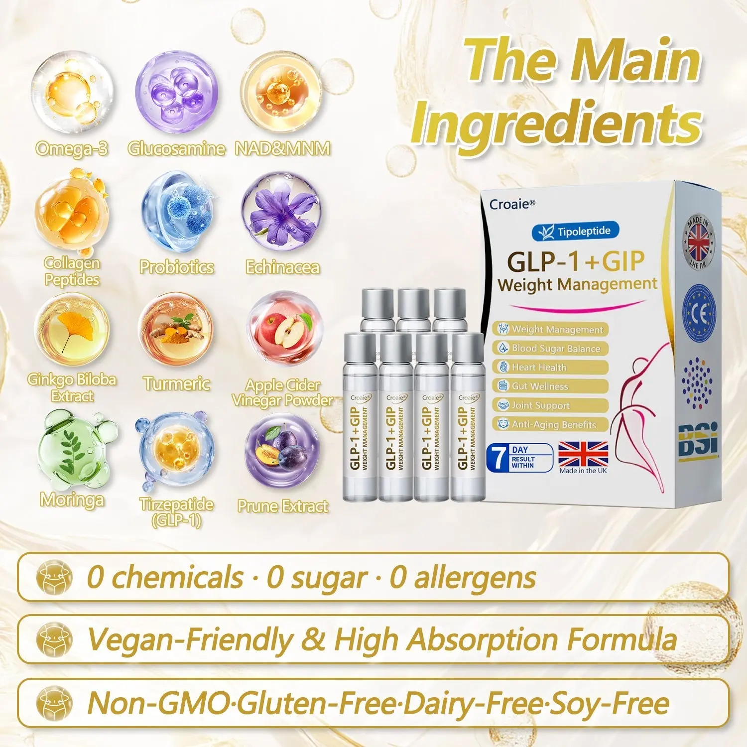 Croaie® Tirzepatide Oral Solution