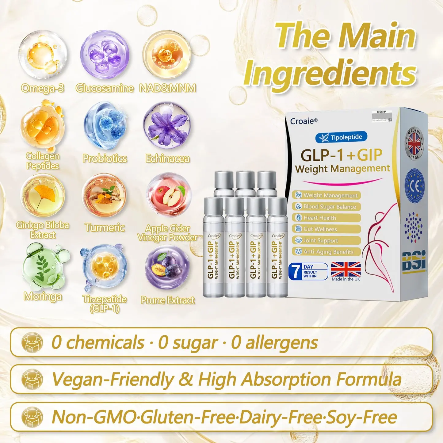 Croaie®Tirzepatide Oral Solution