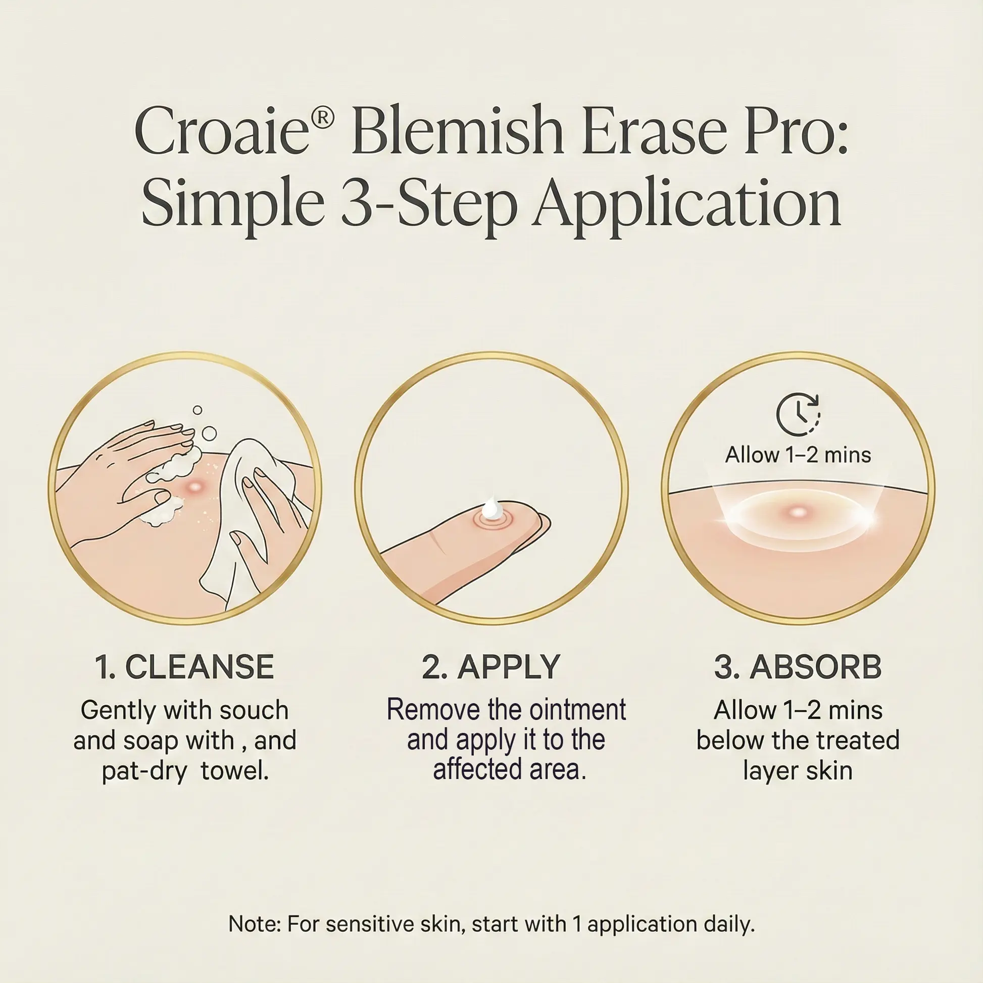 Croaie® Blemish Erase Pro Wart Removal Cream