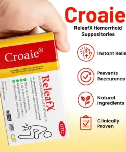 Croaie® ReleafX Hemorrhoid Suppositories
