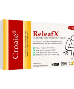 Croaie® ReleafX Hemorrhoid Suppositories