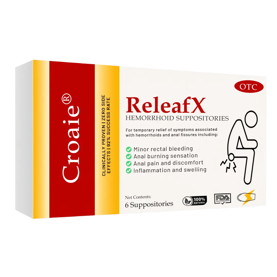 Croaie® ReleafX Hemorrhoid Suppositories
