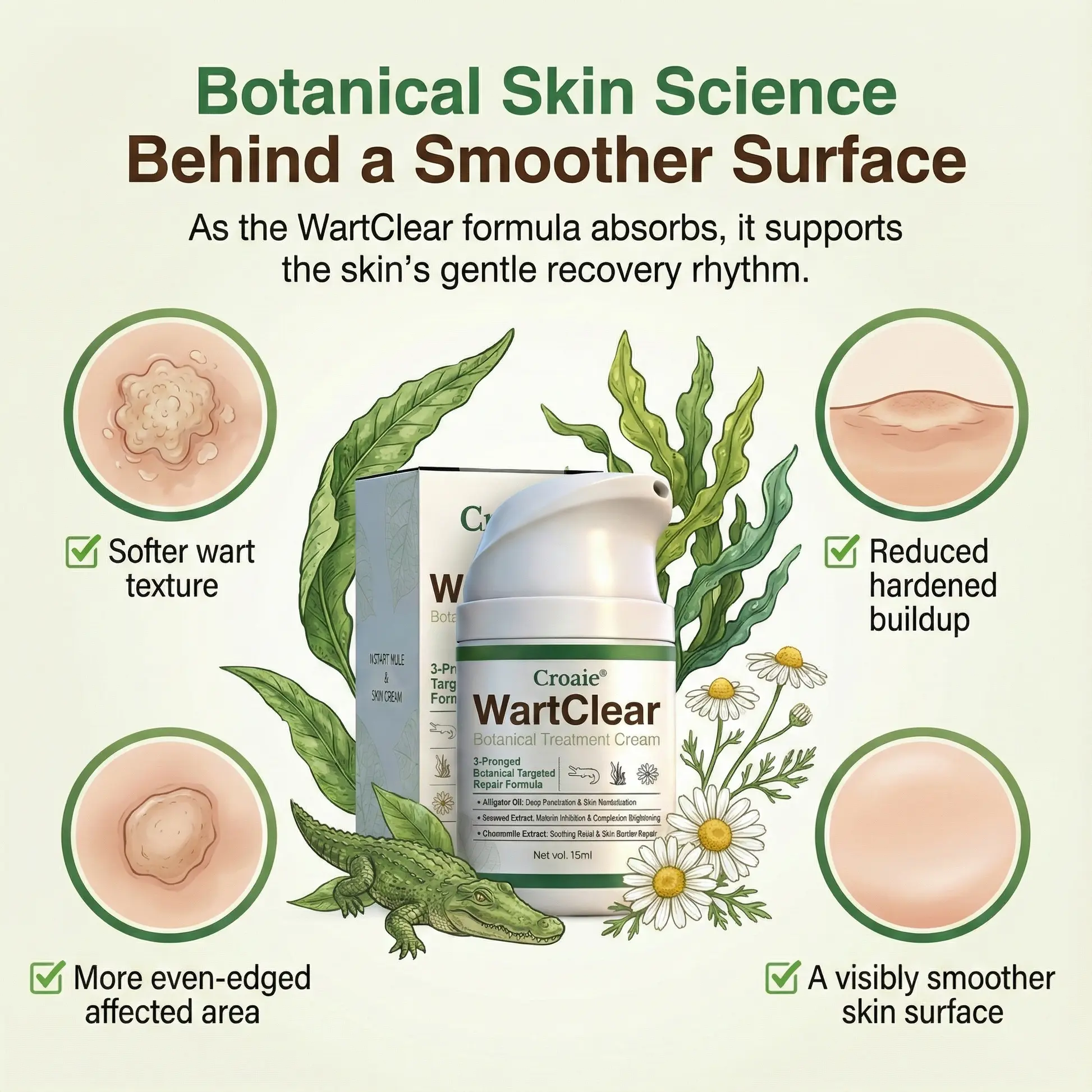 Croaie® WartClear Botanical Treatment Cream