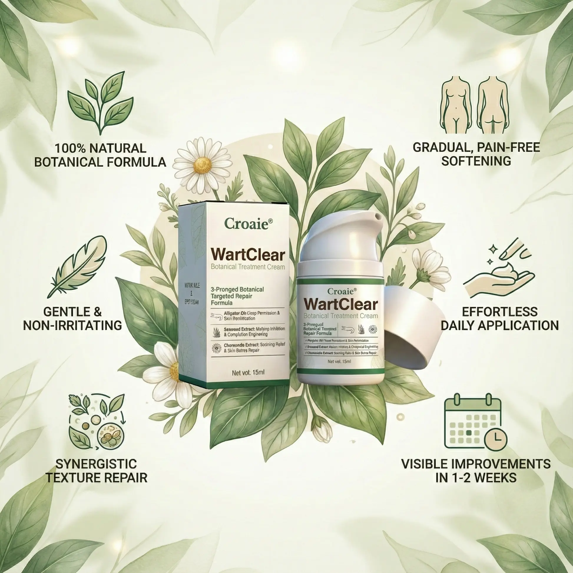 Croaie® WartClear Botanical Treatment Cream